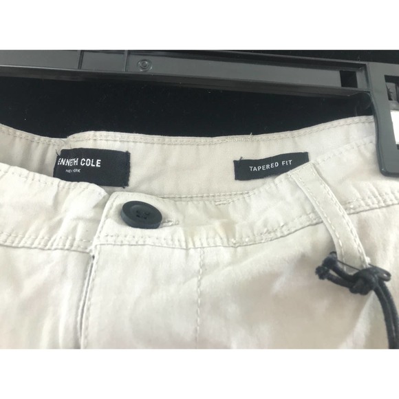 Men's Kenneth Cole Lightweight Khaki Pants Size 30 x 30 Slim Tapered Fit New - Picture 3 of 9